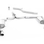 Audi A4 2.0 TDI B8/A5 S-line - Cat-Back Exhaust System with GT80 Quad Outlet Trims
