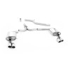 Audi A4 2.0 TDI B8/A5 S-line - Cat-Back Exhaust System with GT80 Quad Outlet Trims