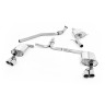 Audi A4 2.0 B8 (Tiptronic)/Audi A5 (Multitronic) S line - Cat-Back Exhaust System with Quad-outlet GT80 Trims