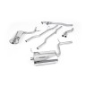 Audi A4 1.8T B6 Quattro Avant (5-speed) - Non-Resonated (Louder) Cat-Back Exhaust System with 90mm Trims