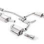Audi A5 2.0 TFSI - Cat-Back Exhaust System with Dual Outlet Polished GT100 Trims