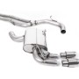 Audi RS3 8P Sportback S Tronic - Non-Resonated (Louder) Cat-Back Exhaust System with Polished Trims