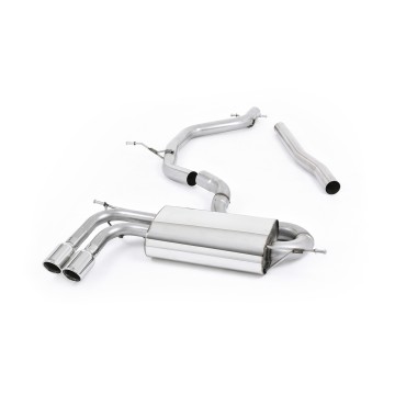 Audi A3/Seat Leon 2.0 TDI - DPF-Back Exhaust System with Polished Trims
