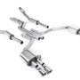 Audi S6 C7/S7 Sportback - Non-Resonated (Louder) Cat-Back Exhaust System with Polished Trims