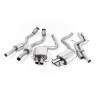 Audi RS5 B8 Coupe - Non-Resonated (Louder) Cat-Back Exhaust System - Uses OE Trims