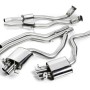 Audi RS4 B8 Avant - Non-Resonated Cat-Back Exhaust System - Uses OE Trims
