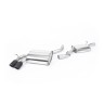 Audi S3 8P 3-door - Resonated (Quieter) Cat-Back Exhaust System with Ceramic Black Trims
