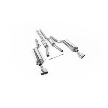 Audi RS6 C5 - Resonated (Quieter) Cat-Back Exhaust System with Polished Trims