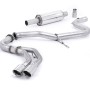 Audi A3 2.0 TDI MQB - Resonated (Quieter) Cat-Back Exhaust System with Polished Trims