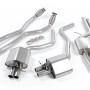 Audi RS6/RS7 C7 - Resonated (Quieter) Cat-Back Exhaust System - Uses OE Trims