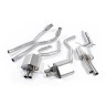 Audi RS6/RS7 C7 - Resonated (Quieter) Cat-Back Exhaust System - Uses OE Trims