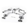 Audi S4 V6/S5 3.0 B8.5 Sportback - Resonated (Quieter) Cat-Back Exhaust System with Quad Outlet Polished Trims