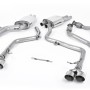 Audi S4 V6/S5 3.0 B8.5 Sportback - Cat-Back Race (Louder) Exhaust System with Quad Outlet Polished Trims
