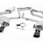Audi S4 V6/S5 3.0 B8 - Valved & Resonated (Quieter) Cat-Back Exhaust System with Black Oval Trims
