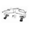 Audi S4 V6/S5 3.0 B8 - Valved & Resonated (Quieter) Cat-Back Exhaust System with Black Oval Trims