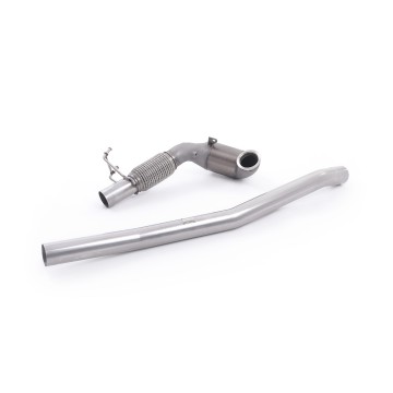 Large Bore Downpipe with Hi-Flow Sports Catalyst (For Milltek Cat-Back) (Audi/VW)