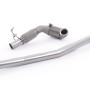 Large Bore Downpipe with Hi-Flow Sports Catalyst (For Milltek Cat-Back) (Audi/VW)