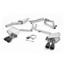 Audi S4 V6/S5 3.0 B8.5 - Valved & Resonated (Quieter) Cat-Back Exhaust System with Black Velvet Trims