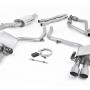 Audi S4 V6/S5 3.0 B8.5 - Valved & Resonated (Quieter) Cat-Back Exhaust System with Titanium Trims
