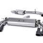 Audi S3 8V/8V.2 Sportback Non GPF - Resonated (Quieter) Cat-Back Exhaust System with Quad Oval Cerakote Black Trims