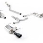 Audi A4 2.0 B8 S line (Manual) - Resonated (Quieter) Cat-Back Exhaust System with Dual-outlet Cerakote Black Trims