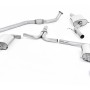 Audi A4 2.0 B8 (Tiptronic)/Audi A5 (Multitronic) S line - Cat-Back Exhaust System with Dual-outlet Cerakote Black Trims