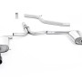 Audi A4 2.0 TDI B8/A5 S-line - Cat-Back Exhaust System with Cerakote Black Dual Outlet Trims