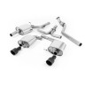 Audi A5 2.0 TFSI - Cat-Back Exhaust System with Cerakote Black Dual Outlet Trims