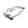 Audi A5 3.0 TDI - Cat-Back Exhaust System with Dual Outlet Cerakote Black GT100 Trims