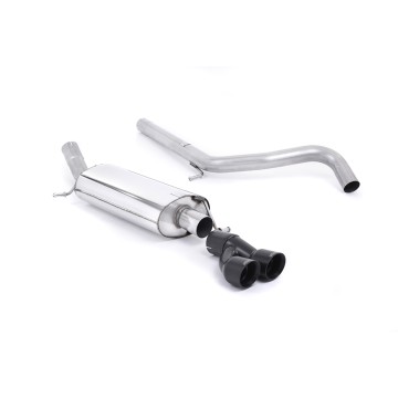 Audi A1 1.4 TFSI - Non-Resonated (Louder) Cat-Back Exhaust System with Cerakote Black Trims