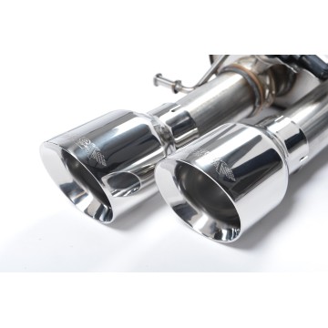 Audi S8 D4 Quattro - Resonated (Quieter) Cat-Back Exhaust System with Polished Trims