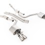 Audi S8 D4 Quattro - Non-Resonated (Louder) Cat-Back Exhaust System with Titanium Trims