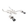 Audi S8 D4 Quattro - Non-Resonated (Louder) Cat-Back Exhaust System with Cerakote Black Trims