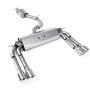 Audi S3 8V/V.2 - Resonated (Quieter) Cat-Back Exhaust System with Quad Round Polished Trims