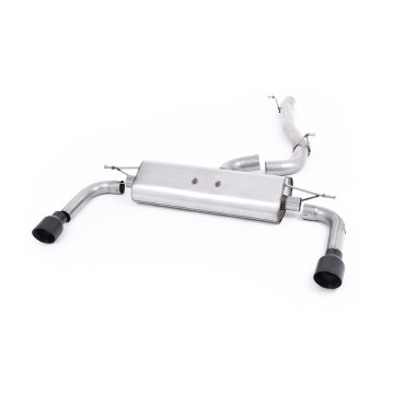 Audi A3 2.0 TFSI 8V (US only) - Non-Resonated (Louder) Cat-Back Exhaust System with Cerakote Black Trims