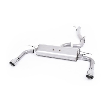 Audi A3 2.0 TFSI 8V (US only) - Non-Resonated (Louder) Cat-Back Exhaust System with Polished Trims