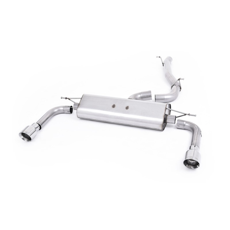 Audi A3 2.0 TFSI 8V (US only) - Non-Resonated (Louder) Cat-Back Exhaust System with Polished Trims