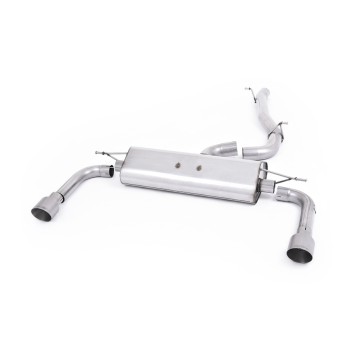 Audi A3 2.0 TFSI 8V (US only) - Non-Resonated (Louder) Cat-Back Exhaust System with Titanium Trims
