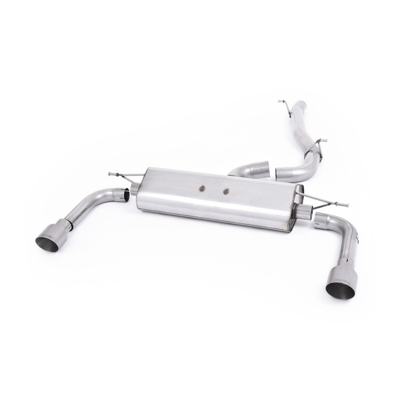 Audi A3 2.0 TFSI 8V (US only) - Non-Resonated (Louder) Cat-Back Exhaust System with Titanium Trims
