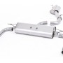 Audi A3 2.0 TFSI 8V (US only) - Resonated (Quieter) Cat-Back Exhaust System with Polished Trims