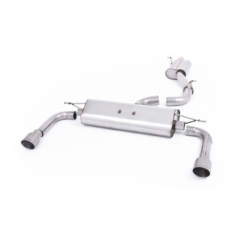 Audi A3 2.0 TFSI 8V (US only) - Resonated (Quieter) Cat-Back Exhaust System with Titanium Tips