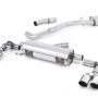 Audi S1 - Resonated (Quieter) Cat-Back Exhaust System with Quad Polished Round Trims