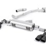 Audi S1 - Resonated (Quieter) Cat-Back Exhaust System with Quad Cerakote Black Oval Trims