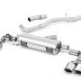 Audi S1 - Non-Resonated (Louder) Cat-Back Exhaust System with Quad Polished Oval Trims