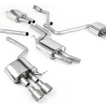 Audi SQ5 Supercharged - Cat-Back Exhaust System with Quad Titanium Trims