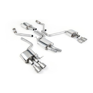 Audi SQ5 Supercharged - Cat-Back Exhaust System with Quad Titanium Trims