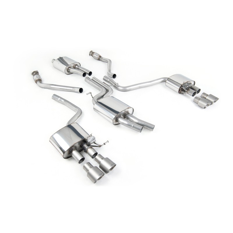Audi SQ5 Supercharged - Cat-Back Exhaust System with Quad Titanium Trims