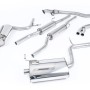 Audi A4 1.8T B6 Quattro Avant (5-speed) - Resonated (Quieter) Cat-Back Exhaust System with 90mm GT90 trims