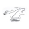 Audi A4 1.8T B6 Quattro - Non-Resonated (Louder) Cat-Back Exhaust System with 90mm GT90 trims