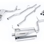 Audi A4 2.0 B7 Quattro/DTM - Non-Resonated (Louder) Cat-Back Exhaust System with GT100 Trims (For Tiptronic Models)